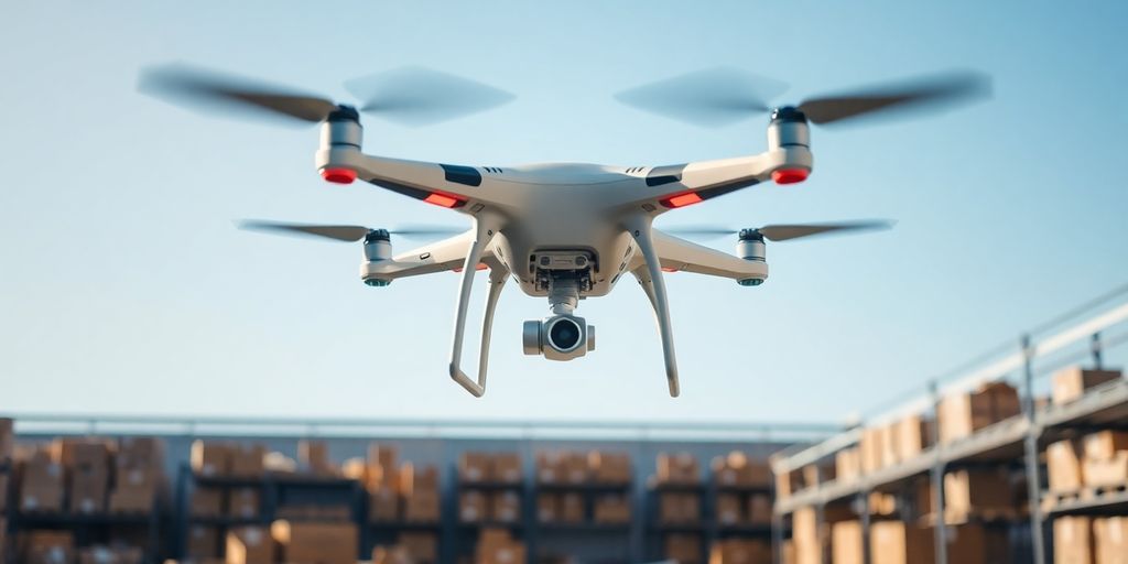 Die Rolle von Drohnen in der Logistik: Hype oder Zukunft?